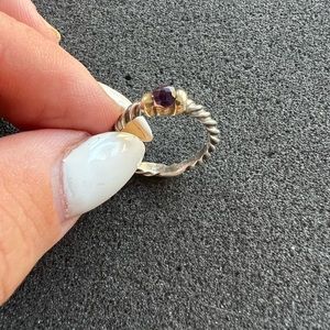 David Yurman purple gem ring